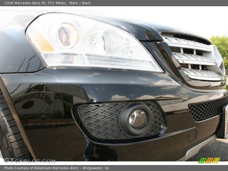 Black / Black 2008 Mercedes-Benz ML 350 4Matic