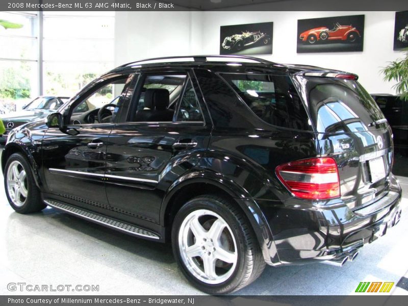 Black / Black 2008 Mercedes-Benz ML 63 AMG 4Matic