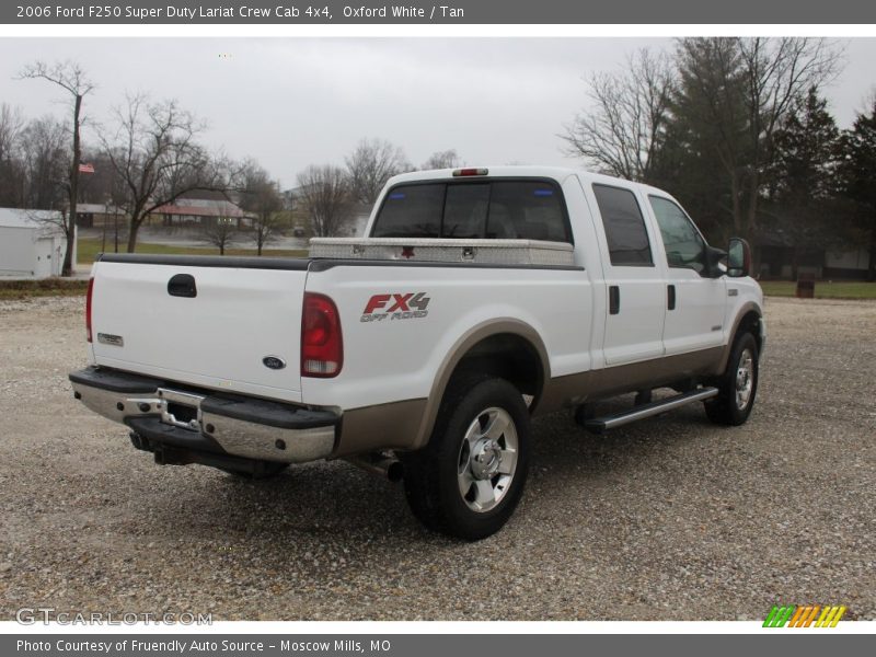 Oxford White / Tan 2006 Ford F250 Super Duty Lariat Crew Cab 4x4
