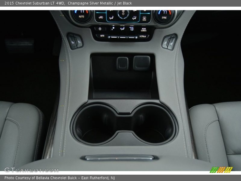 Champagne Silver Metallic / Jet Black 2015 Chevrolet Suburban LT 4WD