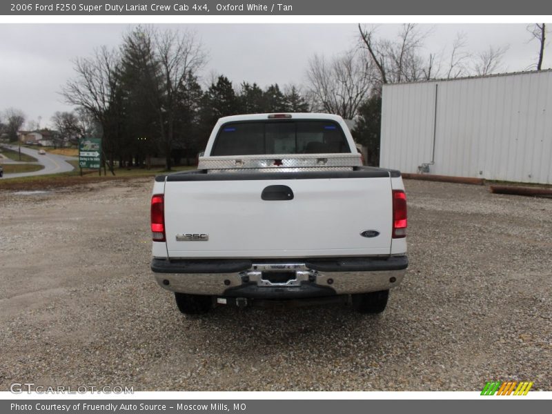 Oxford White / Tan 2006 Ford F250 Super Duty Lariat Crew Cab 4x4
