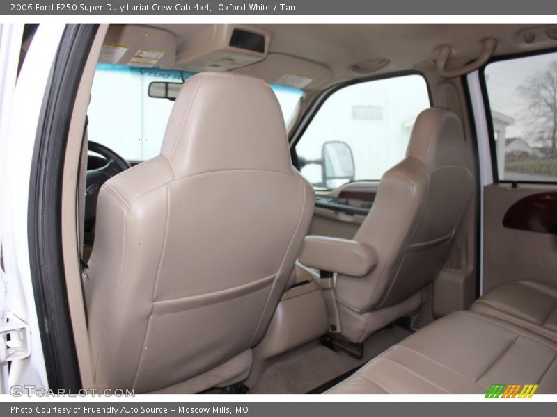 Oxford White / Tan 2006 Ford F250 Super Duty Lariat Crew Cab 4x4