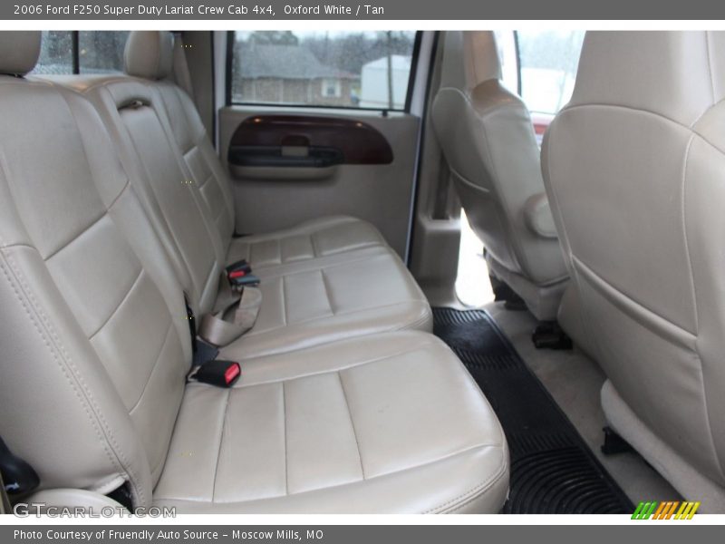 Oxford White / Tan 2006 Ford F250 Super Duty Lariat Crew Cab 4x4