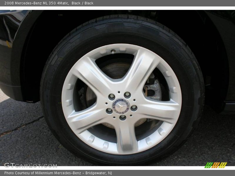 Black / Black 2008 Mercedes-Benz ML 350 4Matic