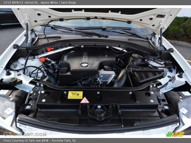 Alpine White / Sand Beige 2016 BMW X3 xDrive28i