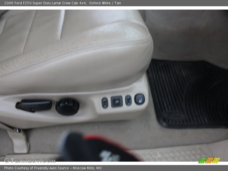 Oxford White / Tan 2006 Ford F250 Super Duty Lariat Crew Cab 4x4