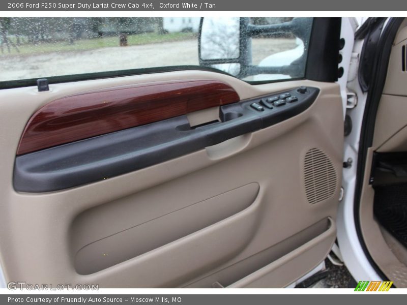 Oxford White / Tan 2006 Ford F250 Super Duty Lariat Crew Cab 4x4