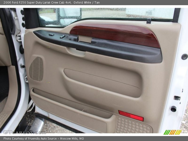 Oxford White / Tan 2006 Ford F250 Super Duty Lariat Crew Cab 4x4