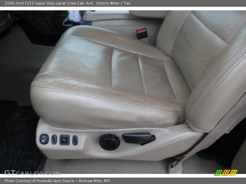 Oxford White / Tan 2006 Ford F250 Super Duty Lariat Crew Cab 4x4