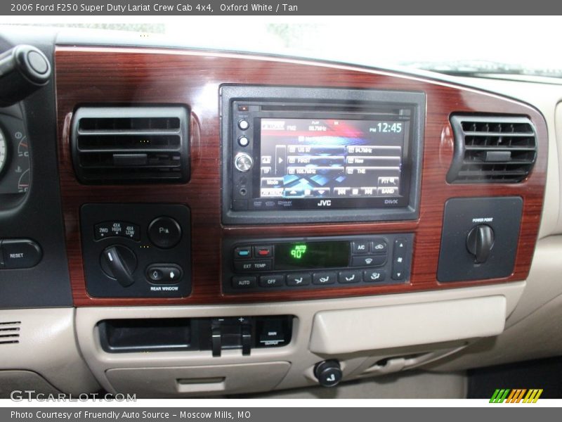 Oxford White / Tan 2006 Ford F250 Super Duty Lariat Crew Cab 4x4