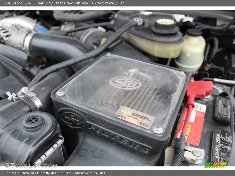 Oxford White / Tan 2006 Ford F250 Super Duty Lariat Crew Cab 4x4