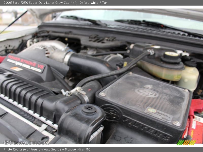 Oxford White / Tan 2006 Ford F250 Super Duty Lariat Crew Cab 4x4