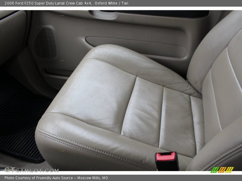 Oxford White / Tan 2006 Ford F250 Super Duty Lariat Crew Cab 4x4