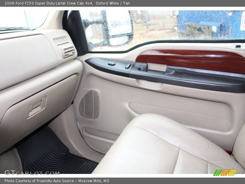 Oxford White / Tan 2006 Ford F250 Super Duty Lariat Crew Cab 4x4