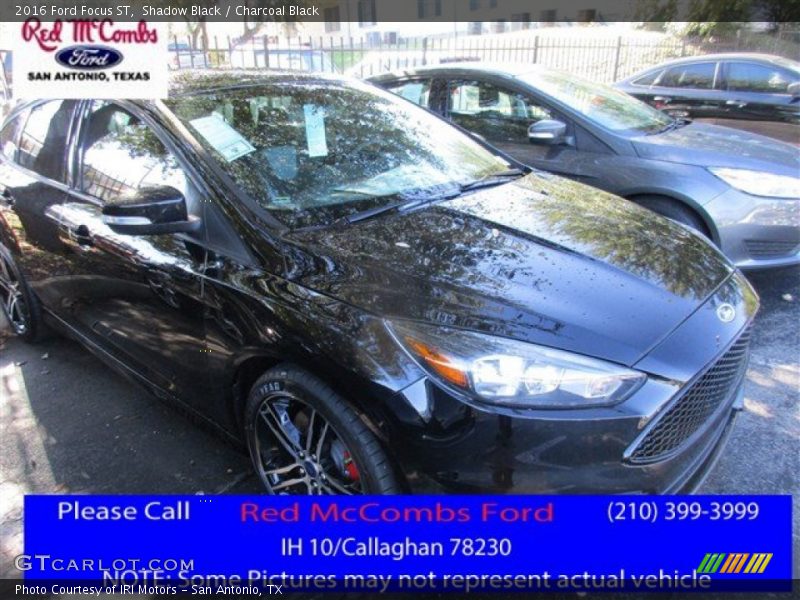 Shadow Black / Charcoal Black 2016 Ford Focus ST