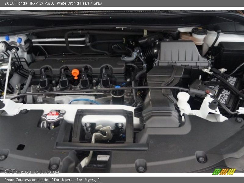 White Orchid Pearl / Gray 2016 Honda HR-V LX AWD