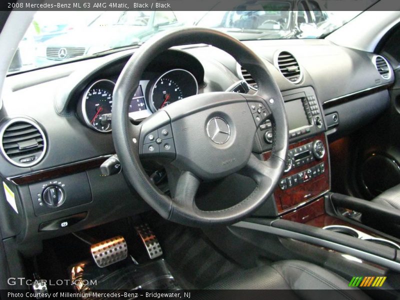 Black / Black 2008 Mercedes-Benz ML 63 AMG 4Matic