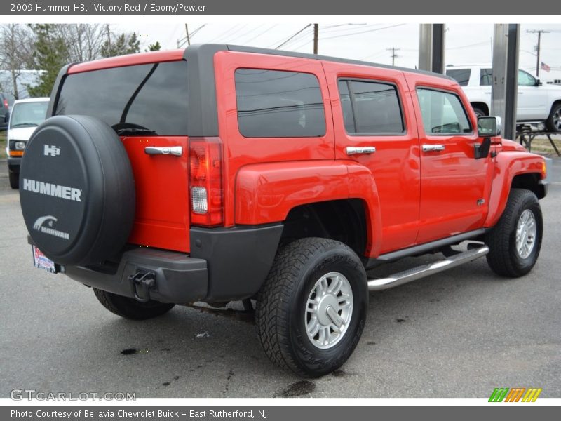 Victory Red / Ebony/Pewter 2009 Hummer H3