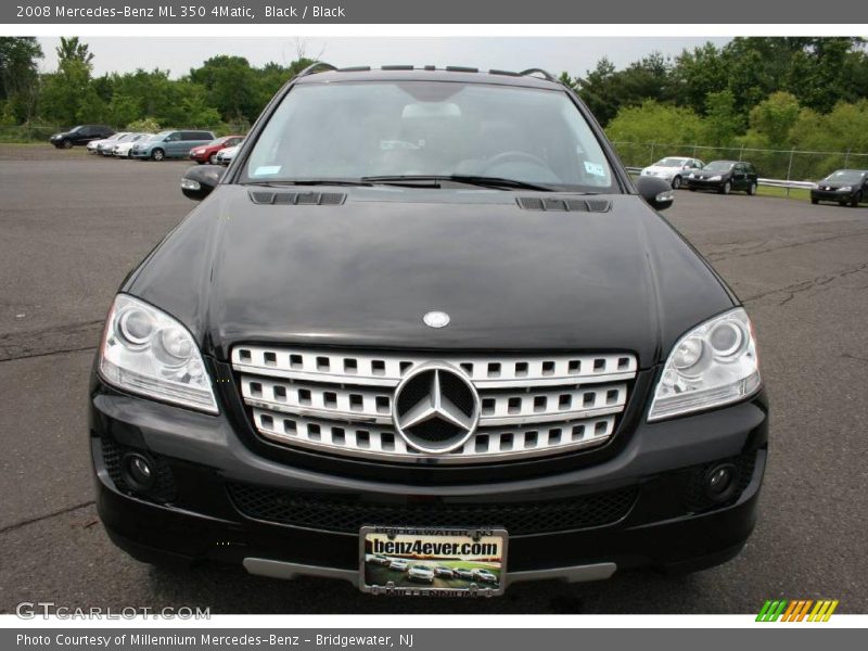 Black / Black 2008 Mercedes-Benz ML 350 4Matic