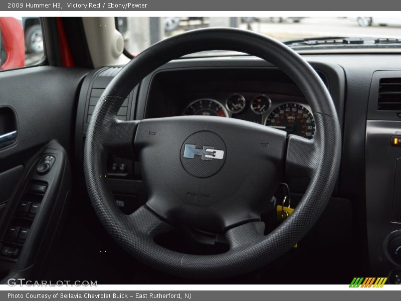 Victory Red / Ebony/Pewter 2009 Hummer H3