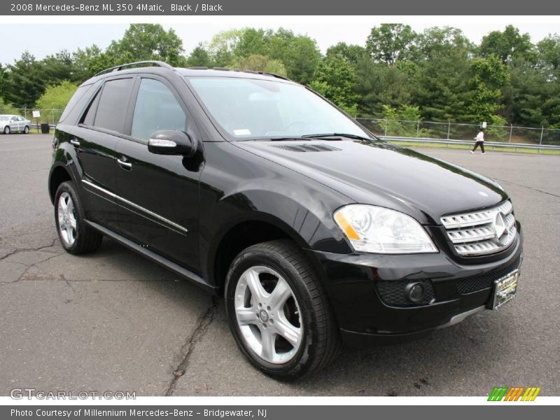 Black / Black 2008 Mercedes-Benz ML 350 4Matic