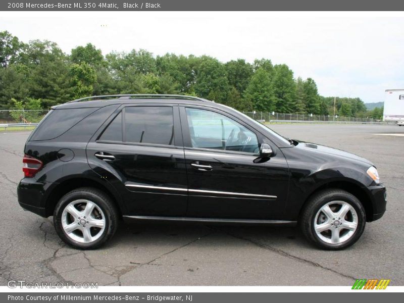 Black / Black 2008 Mercedes-Benz ML 350 4Matic