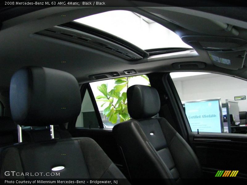 Black / Black 2008 Mercedes-Benz ML 63 AMG 4Matic