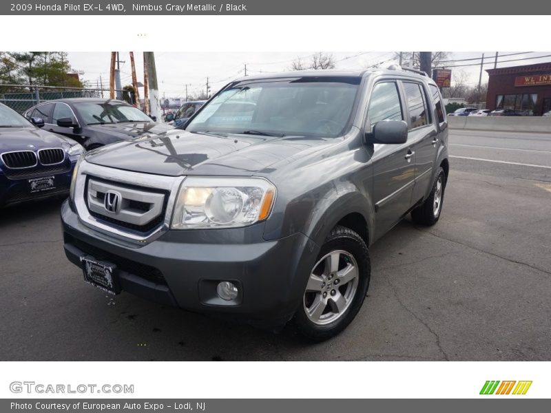 Nimbus Gray Metallic / Black 2009 Honda Pilot EX-L 4WD