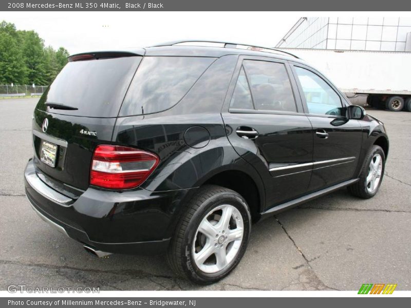 Black / Black 2008 Mercedes-Benz ML 350 4Matic