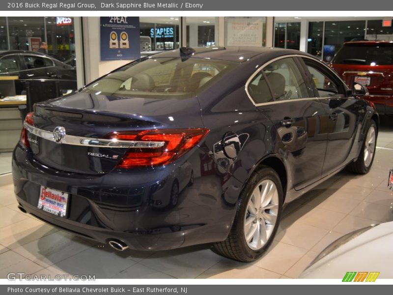 Dark Sapphire Blue Metallic / Ebony 2016 Buick Regal Regal Group