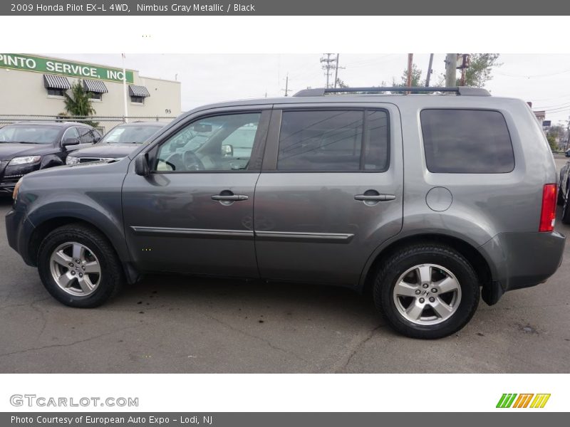 Nimbus Gray Metallic / Black 2009 Honda Pilot EX-L 4WD