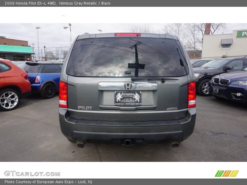 Nimbus Gray Metallic / Black 2009 Honda Pilot EX-L 4WD
