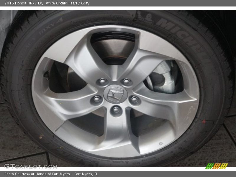 White Orchid Pearl / Gray 2016 Honda HR-V LX