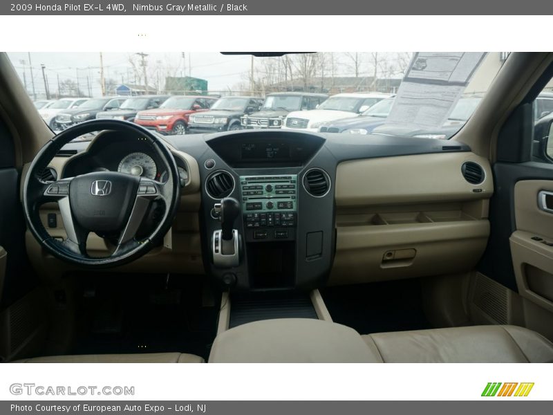 Nimbus Gray Metallic / Black 2009 Honda Pilot EX-L 4WD