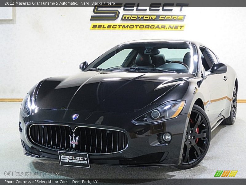 Nero (Black) / Nero 2012 Maserati GranTurismo S Automatic