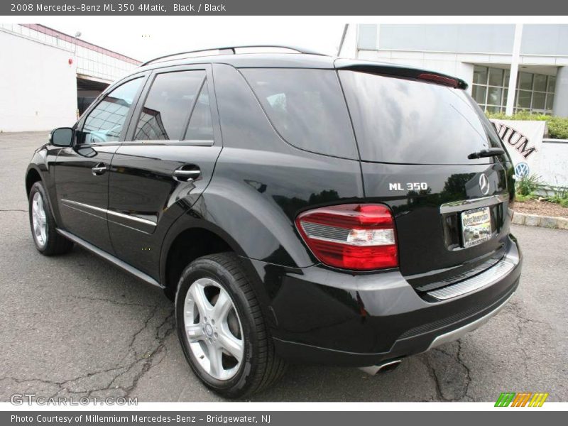 Black / Black 2008 Mercedes-Benz ML 350 4Matic
