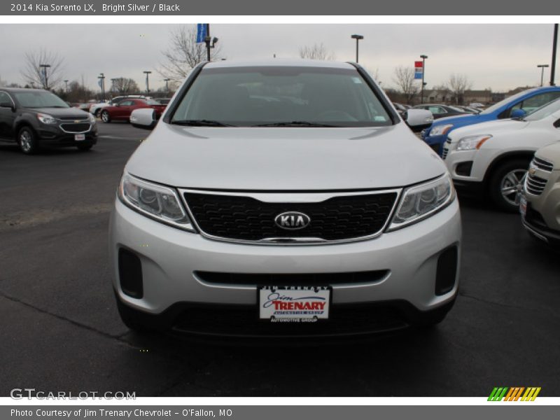Bright Silver / Black 2014 Kia Sorento LX