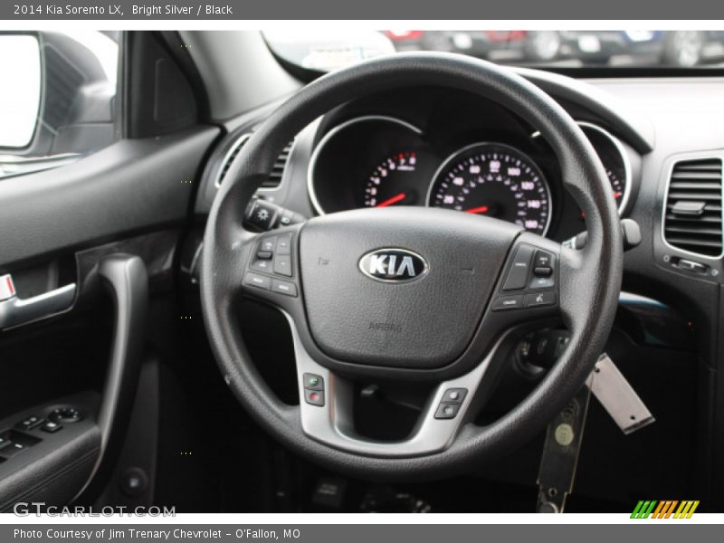 Bright Silver / Black 2014 Kia Sorento LX
