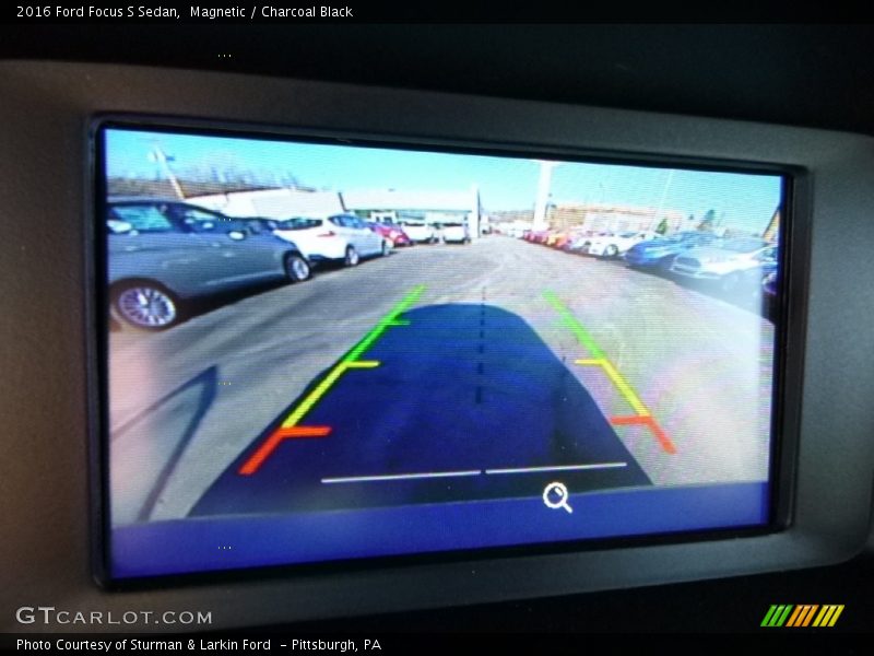 Magnetic / Charcoal Black 2016 Ford Focus S Sedan