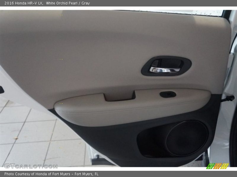 White Orchid Pearl / Gray 2016 Honda HR-V LX