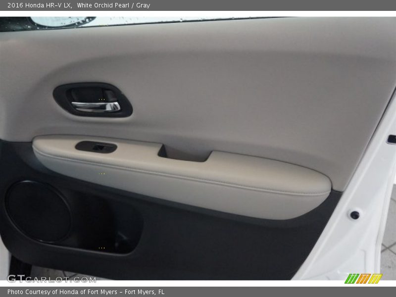 White Orchid Pearl / Gray 2016 Honda HR-V LX
