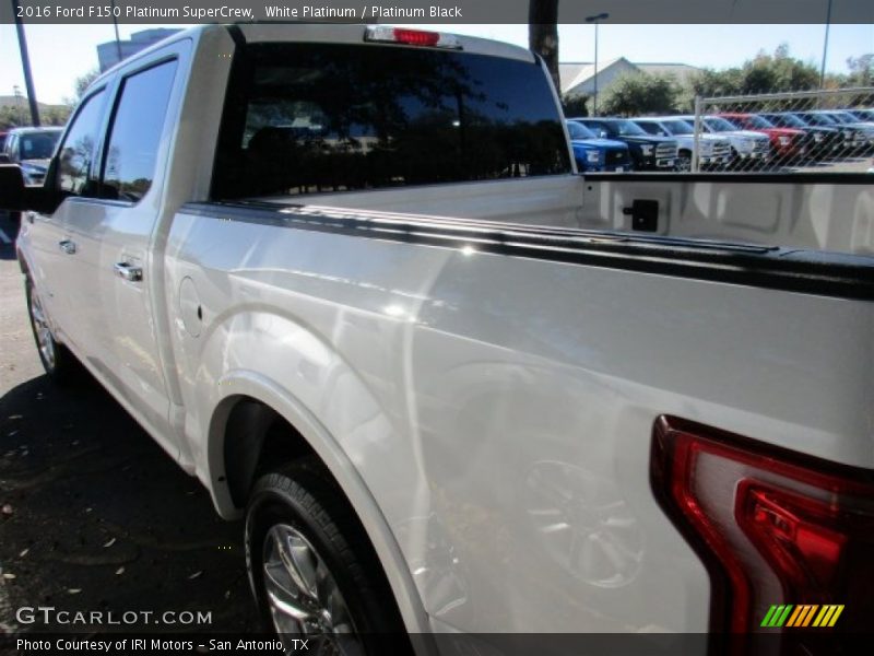 White Platinum / Platinum Black 2016 Ford F150 Platinum SuperCrew