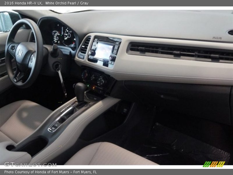 White Orchid Pearl / Gray 2016 Honda HR-V LX