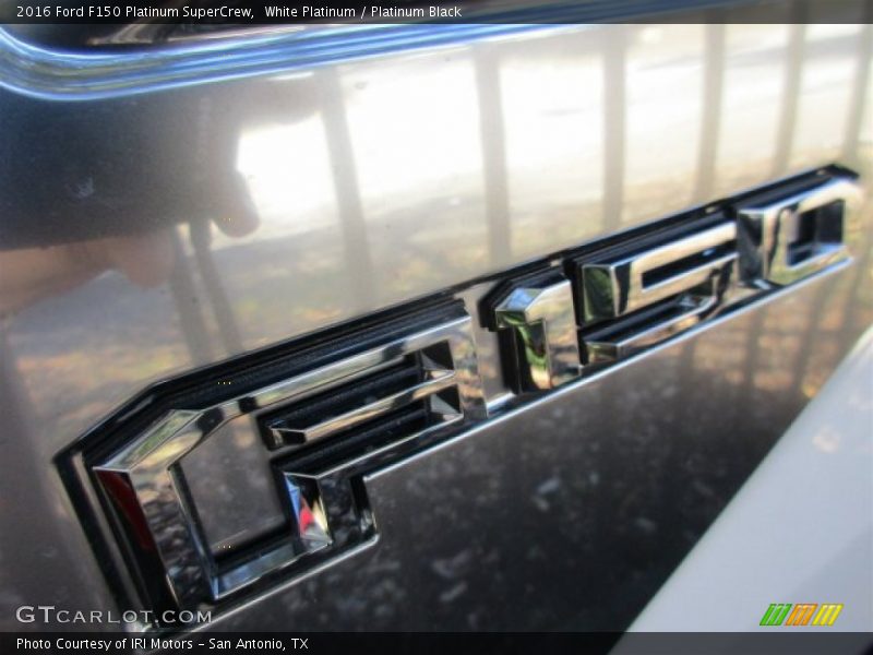 White Platinum / Platinum Black 2016 Ford F150 Platinum SuperCrew