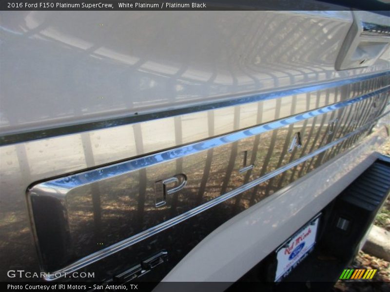 White Platinum / Platinum Black 2016 Ford F150 Platinum SuperCrew
