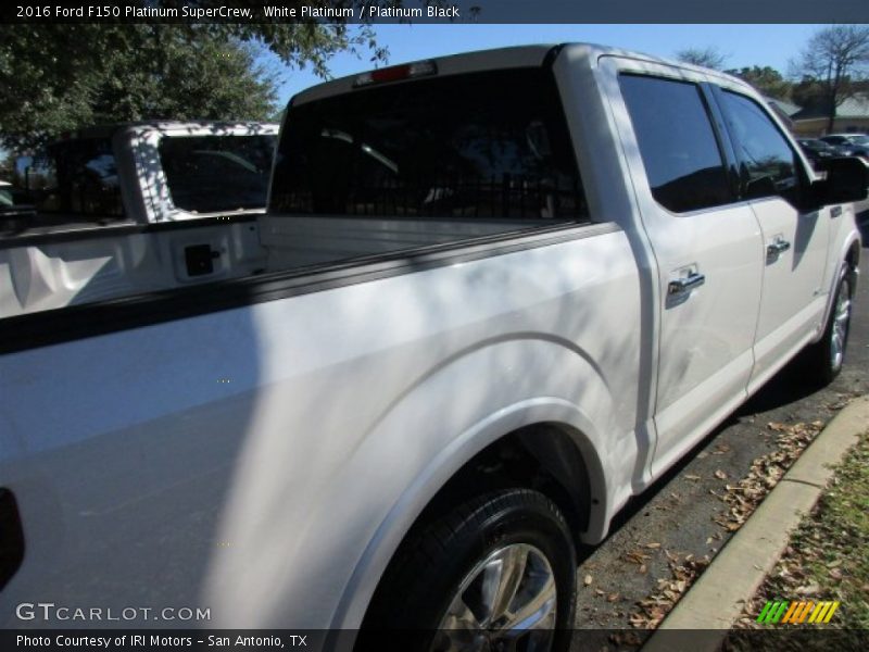White Platinum / Platinum Black 2016 Ford F150 Platinum SuperCrew