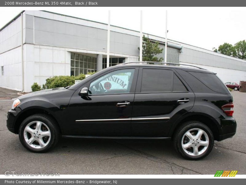 Black / Black 2008 Mercedes-Benz ML 350 4Matic