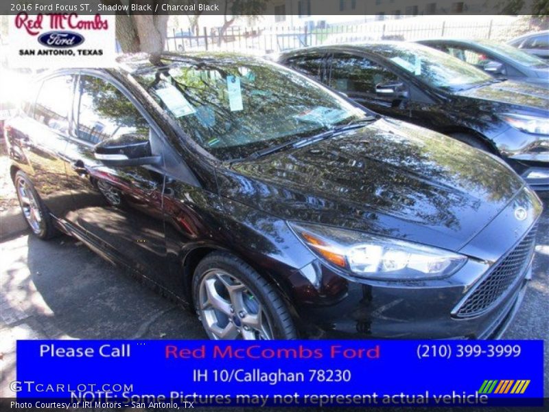 Shadow Black / Charcoal Black 2016 Ford Focus ST