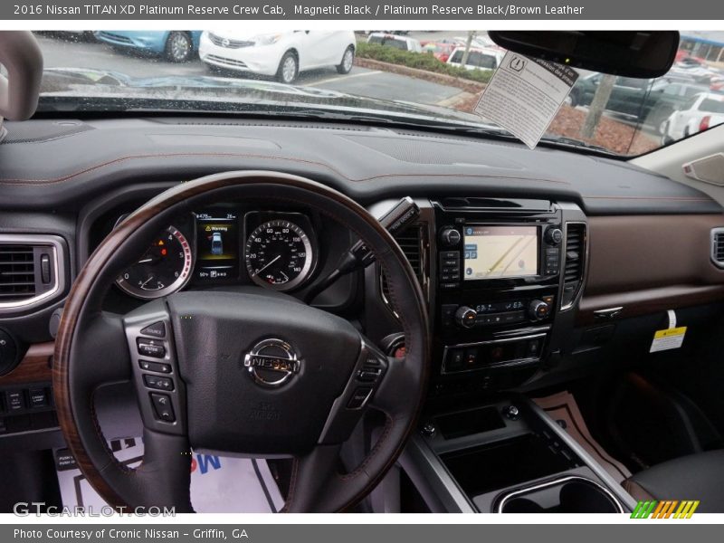 Dashboard of 2016 TITAN XD Platinum Reserve Crew Cab