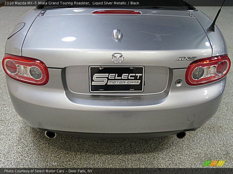 Liquid Silver Metallic / Black 2010 Mazda MX-5 Miata Grand Touring Roadster